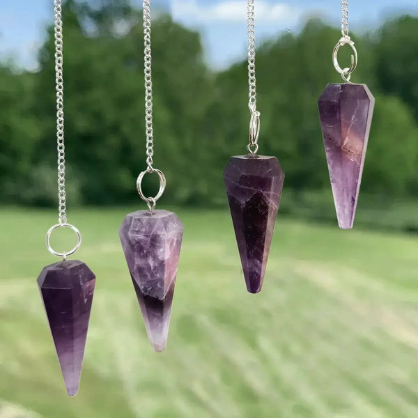 7 Chakra Pendulum Dowser Stone | Crystal Healing by Brahmatells by Brahmatells