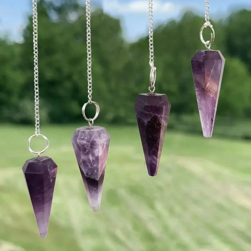 7 Chakra Pendulum Dowser Stone | Crystal Healing by Brahmatells by Brahmatells