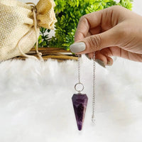 7 Chakra Pendulum Dowser Stone | Crystal Healing by Brahmatells by Brahmatells