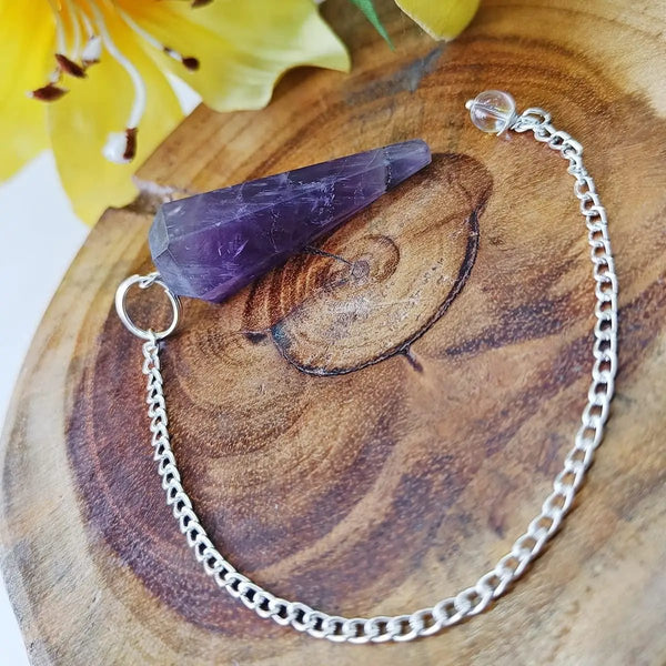 7 Chakra Pendulum Dowser Stone | Crystal Healing by Brahmatells by Brahmatells