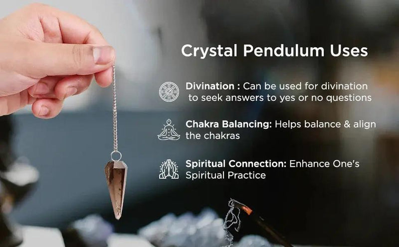 7 Chakra Pendulum Dowser Stone | Crystal Healing by Brahmatells by Brahmatells