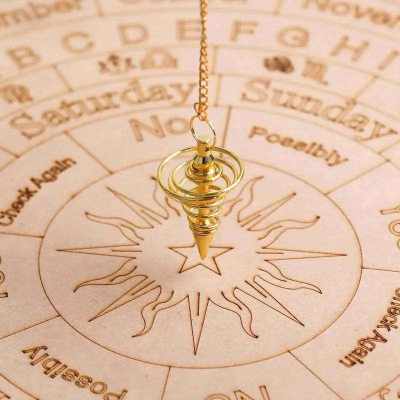 7 Chakra Pendulum Dowser Stone | Crystal Healing by Brahmatells by Brahmatells