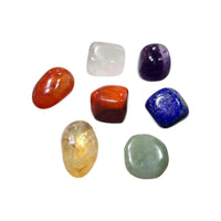 7 Chakra Stones Set for Reiki Healing - Chakra Balancing Tumbles Set by Brahmatells