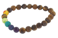 7 Chakra Tiger Eye Bracelet for Balance & Focus | Brahmatells by Brahmatells