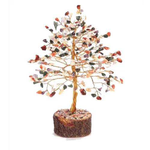 7 Chakra Wish Tree - Healing Crystal Decor by Brahmatells