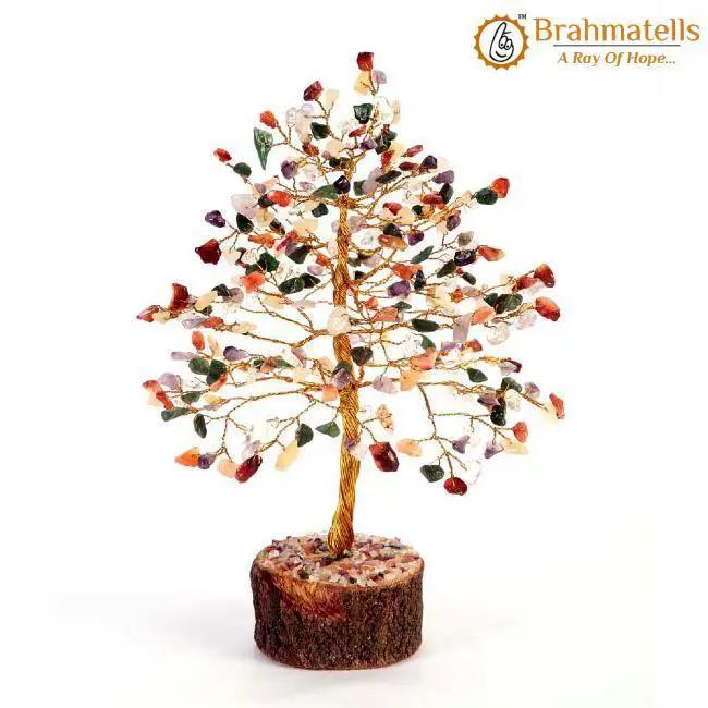 7 Chakra Wish Tree - Healing Crystal Decor by Brahmatells