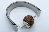 7 Mukhi Rudraksha Bracelet with Silver Pendant - Divine Blessings | Brahmatells by Brahmatells