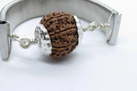 7 Mukhi Rudraksha Bracelet with Silver Pendant - Divine Blessings | Brahmatells by Brahmatells