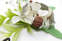 7 Mukhi Rudraksha Bracelet with Silver Pendant - Divine Blessings | Brahmatells by Brahmatells