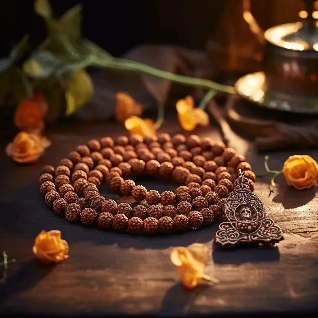 7 Mukhi Rudraksha Mala 108 Beads - Prosperity & Spiritual Growth | Brahmatells by Brahmatells
