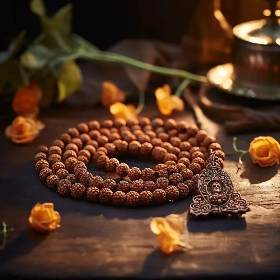 7 Mukhi Rudraksha Mala 108 Beads - Prosperity & Spiritual Growth | Brahmatells by Brahmatells
