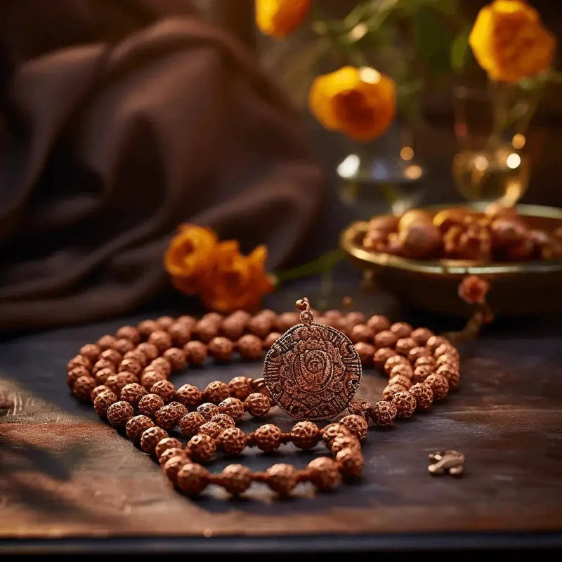7 Mukhi Rudraksha Mala 108 Beads - Prosperity & Spiritual Growth | Brahmatells by Brahmatells