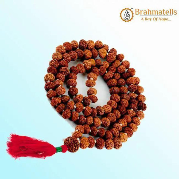 7 Mukhi Rudraksha Mala 108 Beads - Prosperity & Spiritual Growth | Brahmatells by Brahmatells