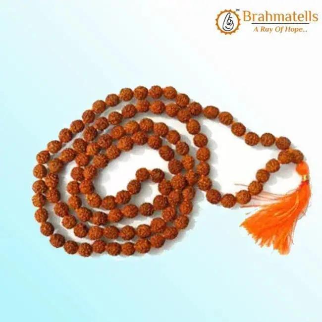 7 Mukhi Rudraksha Mala 108 Beads - Prosperity & Spiritual Growth | Brahmatells by Brahmatells