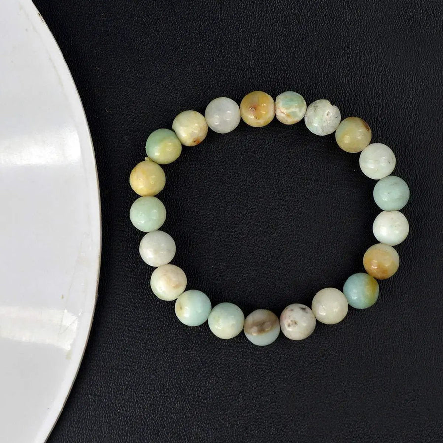 Brahmatells Natural Amazonite Bracelet by Brahmatells