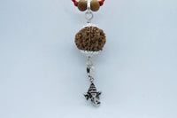 8 Mukhi Ganesha Rudraksha Pendant in Silver by Brahmatells by Brahmatells