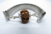 8 Mukhi Rudraksh Bracelet & Silver Pendant - Lord Ganesha's Blessings | Brahmatells by Brahmatells
