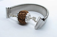 8 Mukhi Rudraksh Bracelet & Silver Pendant - Lord Ganesha's Blessings | Brahmatells by Brahmatells