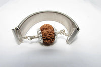 8 Mukhi Rudraksh Bracelet & Silver Pendant - Lord Ganesha's Blessings | Brahmatells by Brahmatells