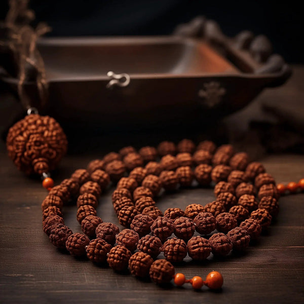 8 Mukhi Rudraksh Mala 108 Beads8 Mukhi Rudraksh Mala for Spiritual Insight & Obstacle Removal | Brahmatells by Brahmatells