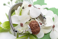 9 Mukhi Rudraksha Bracelet with Silver Pendant - Empowerment & Protection | Brahmatells by Brahmatells