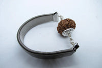 9 Mukhi Rudraksha Bracelet with Silver Pendant - Empowerment & Protection | Brahmatells by Brahmatells