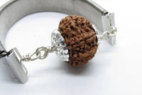 9 Mukhi Rudraksha Bracelet with Silver Pendant - Empowerment & Protection | Brahmatells by Brahmatells