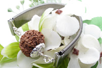 9 Mukhi Rudraksha Bracelet with Silver Pendant - Empowerment & Protection | Brahmatells by Brahmatells