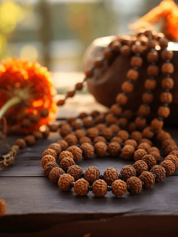 9 Mukhi Rudraksha Mala 108 Beads for Spiritual Growth | Brahmatells by Brahmatells