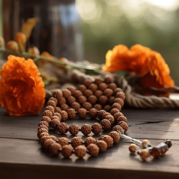 9 Mukhi Rudraksha Mala 108 Beads for Spiritual Growth | Brahmatells by Brahmatells