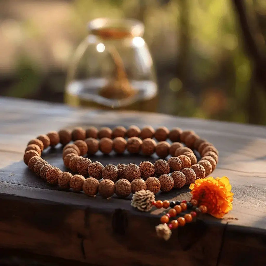 9 Mukhi Rudraksha Mala 108 Beads for Spiritual Growth | Brahmatells by Brahmatells