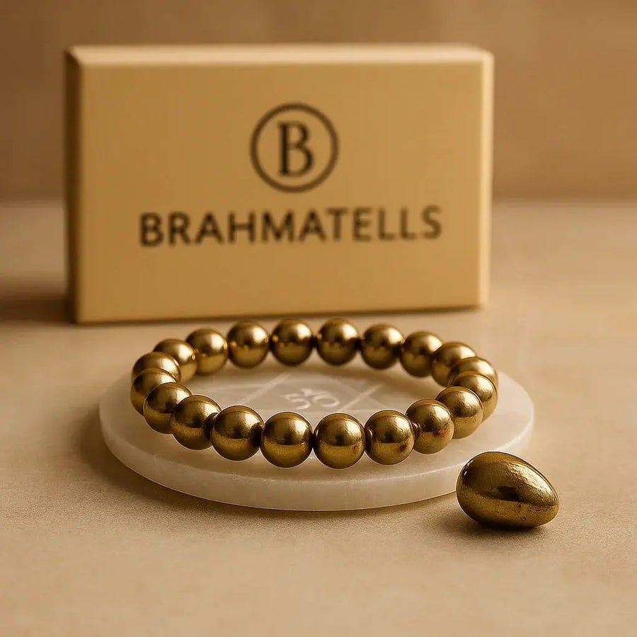 Pyrite Crystal Combo Sets – Bracelet, Ring & More | Brahmatells by Brahmatells