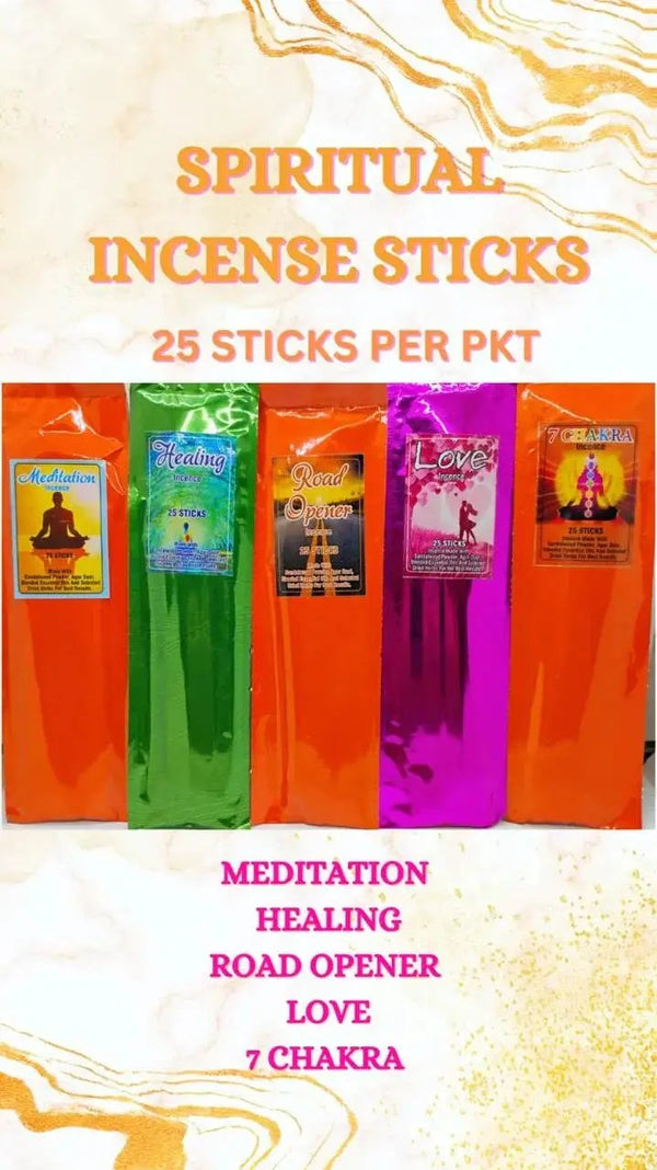 Spiritual Incense Sticks – 25 Sticks per Pack | Brahmatells by Brahmatells