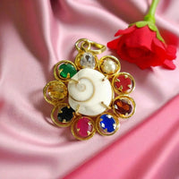 Navgrah Gomati Chakra Pendant – Classic Astrological Jewelry by Brahmatells
