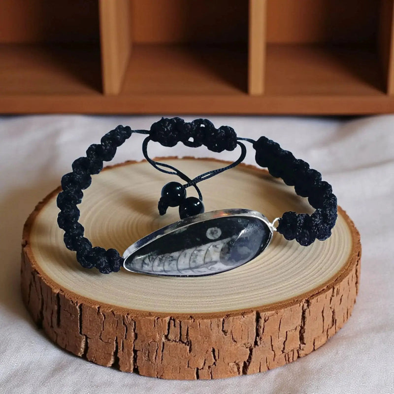 Orthoceras Fossil Band Bracelet – Brahmatells by Brahmatells