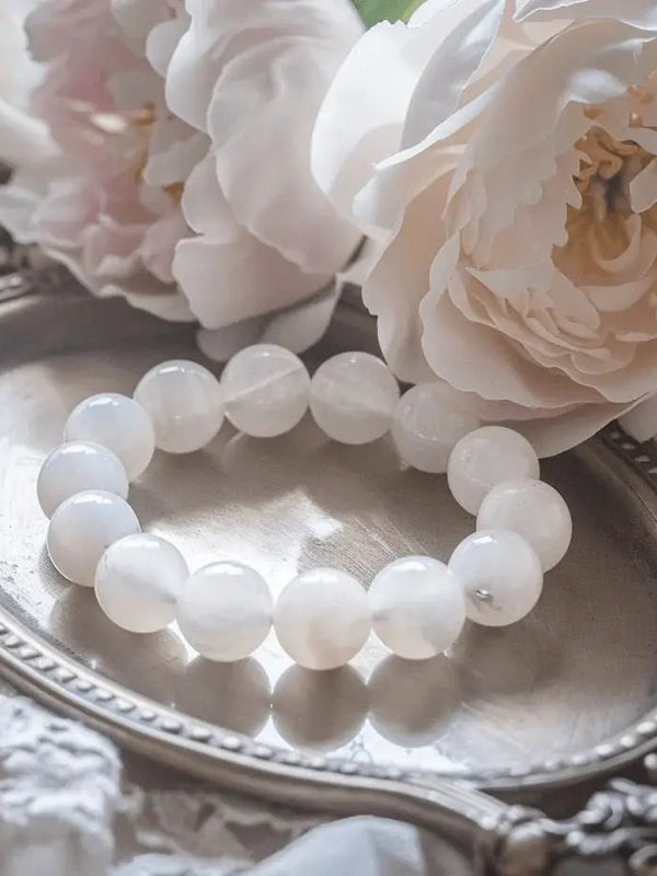 Selenite Bracelet for Spiritual Clarity | Brahmatells by Brahmatells