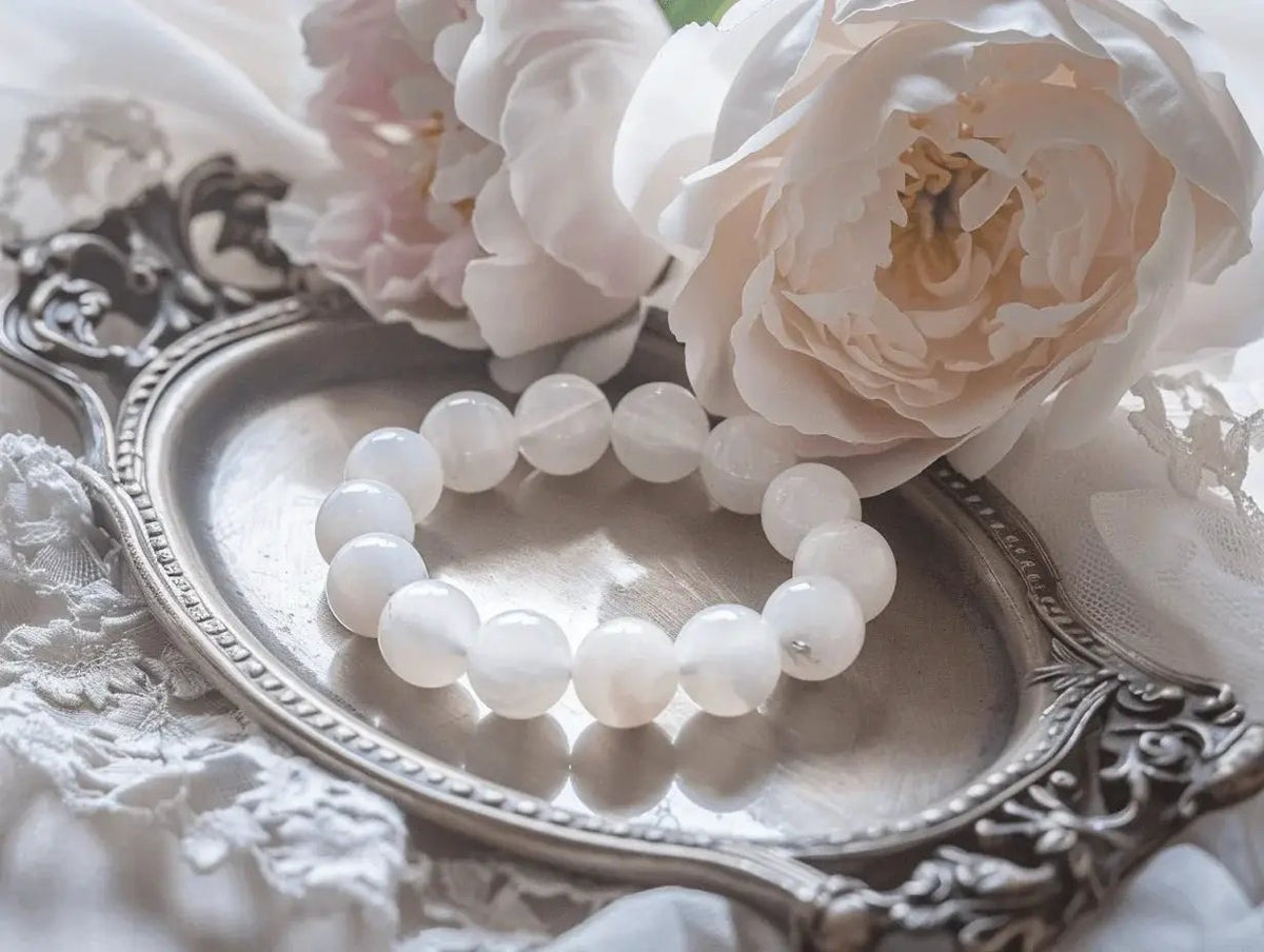 Selenite Bracelet for Spiritual Clarity | Brahmatells by Brahmatells