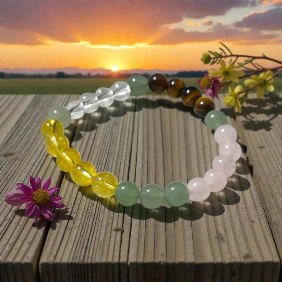 Taurus Zodiac Crystal Bracelet – Gemstone Astrology Bracelet by Brahmatells