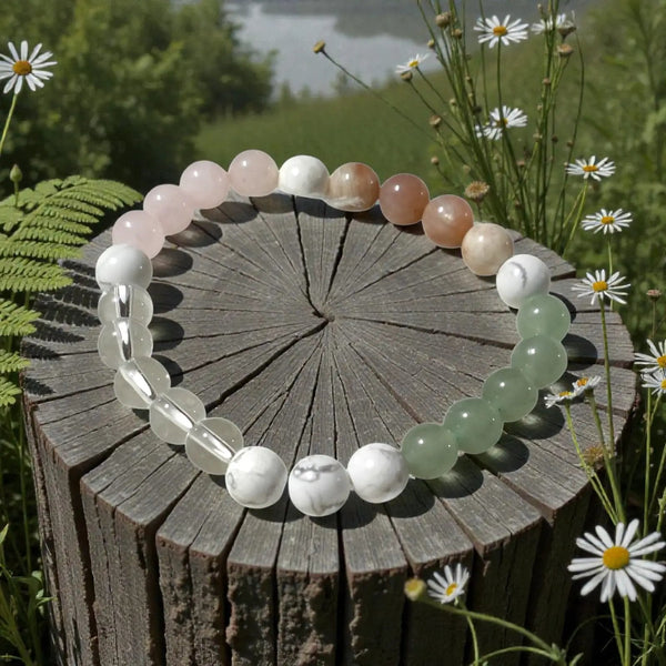 Cancer Zodiac Crystal Bracelet – Astrology Gemstone Bracelet by Brahmatells