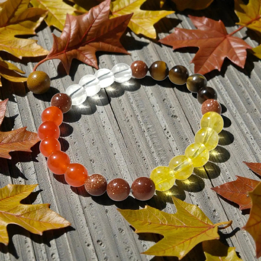 Leo Zodiac Crystal Bracelet – Astrology Gemstone Bracelet by Brahmatells