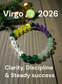 Virgo Zodiac Crystal Bracelet – Astrology Gemstone Bracelet by Brahmatells