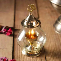 Akhand Diya (Gold) by Brahmatells