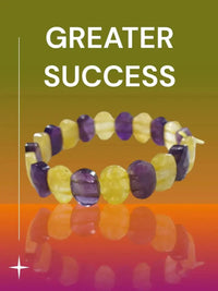 Amethyst & Citrine Oval Faceted Healing Bracelet | Brahmatells by Brahmatells