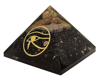 Amethyst & Clear Quartz Pyramid Yoga Meditation Crystal by Brahmatells