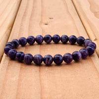 Amethyst Beads Bracelet for Mindfulness & Balance | Brahmatells by Brahmatells