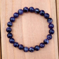 Amethyst Beads Bracelet for Mindfulness & Balance | Brahmatells by Brahmatells