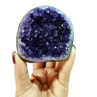 Amethyst Cluster Raw Stone for Home Décor | Brahmatells by Brahmatells