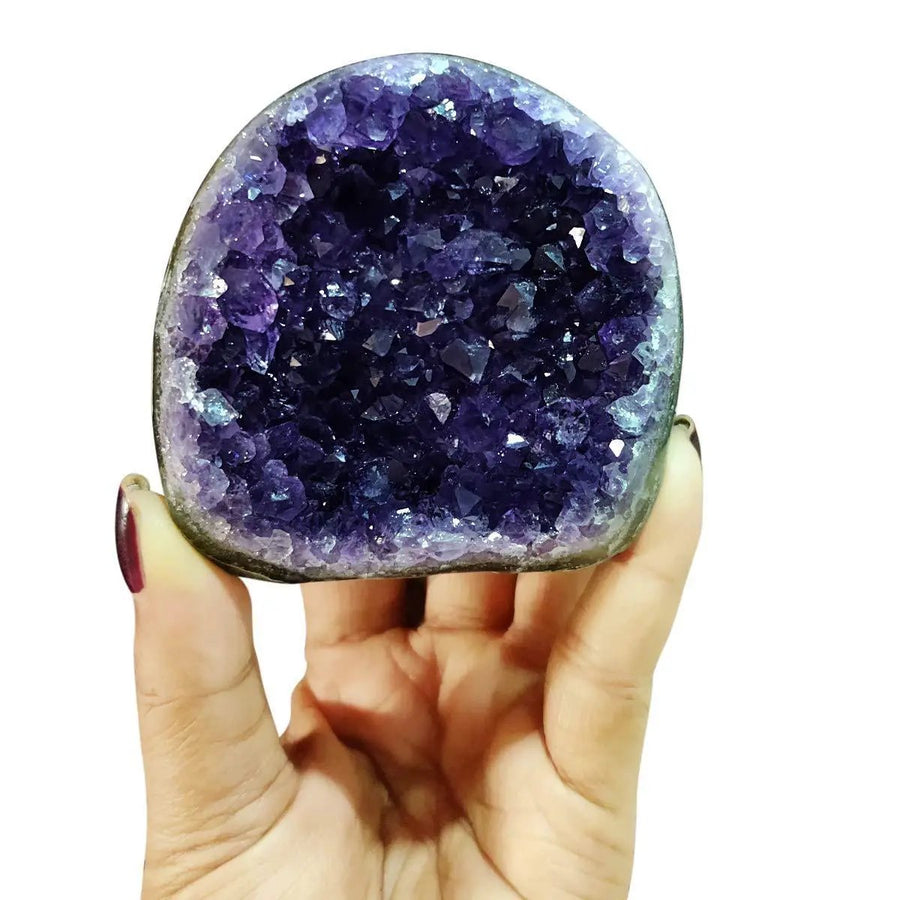 Amethyst Cluster Raw Stone for Home Décor | Brahmatells by Brahmatells