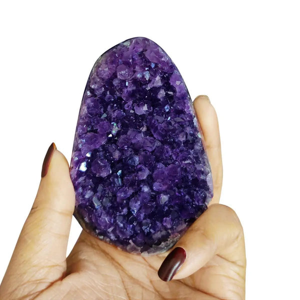 Amethyst Cluster Raw Stone for Home Décor | Brahmatells by Brahmatells