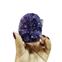 Amethyst Cluster Raw Stone for Home Décor | Brahmatells by Brahmatells